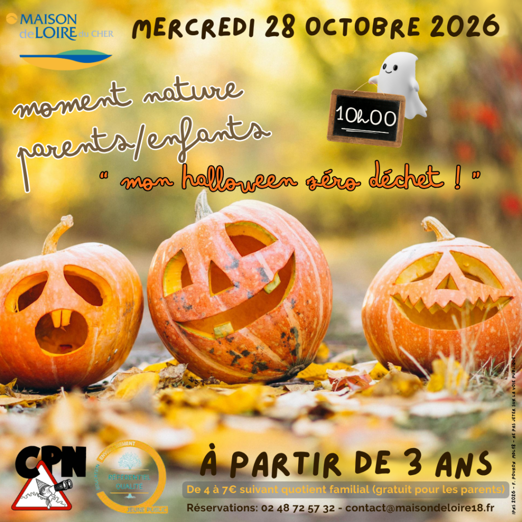 MOMENT NATURE PARENTS/ENFANTS « Mon Halloween zéro déchet ! »