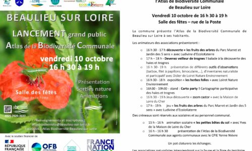 COPIL DE PRESENTATION DE L’ATLAS DE BIODIVERSITE COMMUNALE DE BEAULIEU SUR LOIRE