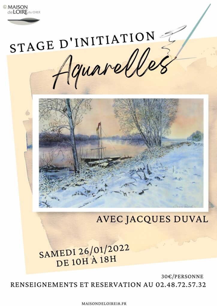Stage d’initiation à l’Aquarelle avec Jacques Duval