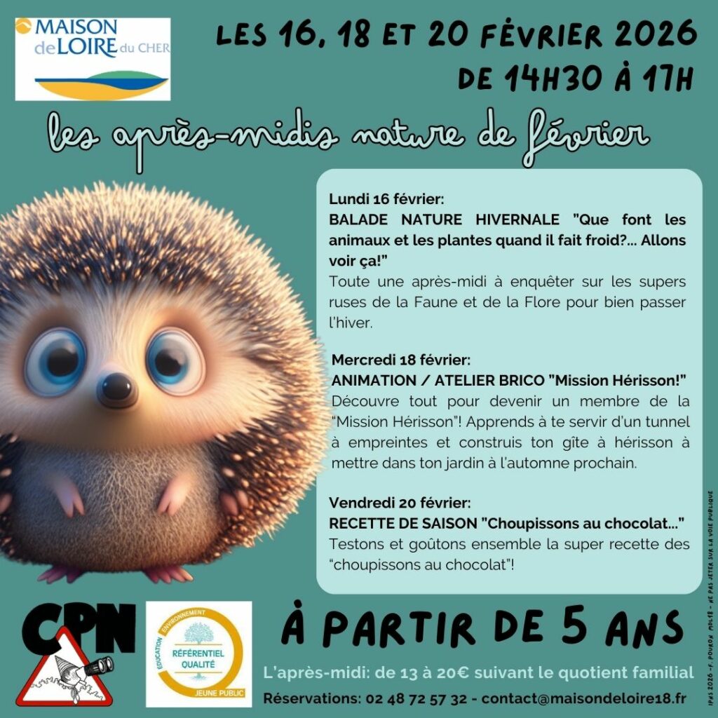 CLUB CPN « Les après-midis Natures du mois de Février »