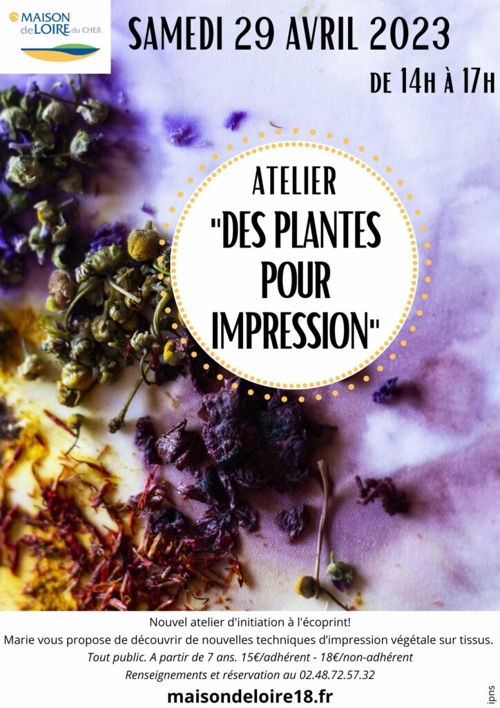 Atelier « DES PLANTES POUR IMPRESSION »