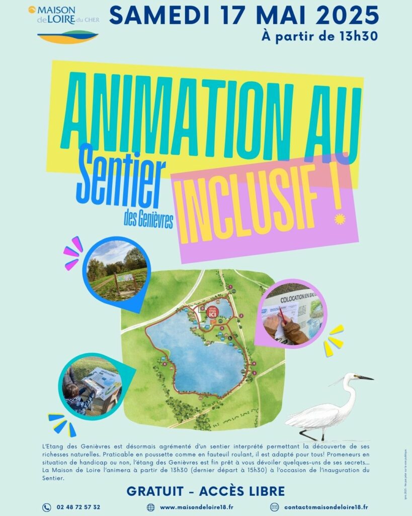 ANIMATION INAUGURATION SENTIER INTERPRETE INCLUSIF DES GENIEVRES